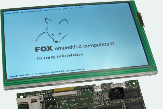 7 Zoll Display WVGA von Data Image mit Touch 