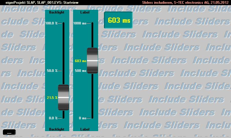 Vorgefertigte Slider für Ihre Applikation